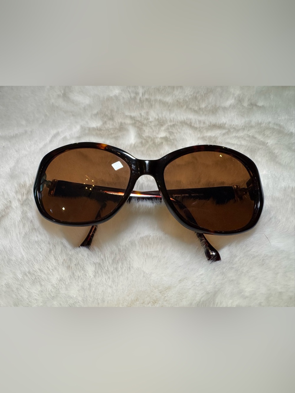 Vera Bradley Anna CS Oversized UV400 Tortoise Shell Sunglasses Brown 130mm